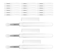 Homoyoyo 30pcs Multi-purpose Makeup Brush Silicone Eyeshadow Applicators Lip Balm Wands Concealer Blending Brushes for Beauty Tools and Face Mask Application