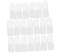 Homoyoyo 30Pcs Nail Polish Varnish Protectors Light Color Nail Art Tips Cover Manicure Tool for Easy Polish Checking and Quick Drying for Home and Travel Use