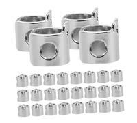 Homoyoyo 30pcs Needle Bar Thread Guide for Sewing Machines Metal Thread Guide Ring Compatible with Flat Machines Enhances Sewing Efficiency and Smooth Workflow