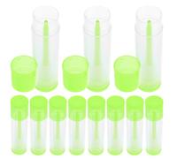 Homoyoyo 30pcs Refillable Lip Balm Containers Tubes for DIY Homemade Lipstick, Compact Design Pp Material with Stylish Green Colour, Lightweight Lipstick Holders for Girls