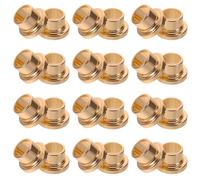Homoyoyo 30pcs Replacement Perfume Bottle Cap Collar Metal 15mm Bottle Top Cap with Multipurpose Design and Oxidation Prevention for DIY Repair and Travel Use