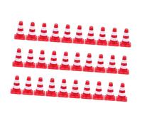 Homoyoyo 30pcs Roadblock Traffic Sign for Educational Role Play Material Safe Pretend Play to Develop Driving Habits and Imagination