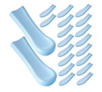 Homoyoyo 30pcs Silicone Ear Wax Removal Spoon Sleeves Replaceable Covers for Safe Ear Cleaning Gentle Material Easy to Use Suitable for Teens and Adults Practical Earwax Cleaner Kit
