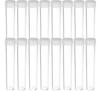 Homoyoyo 30pcs Test Tubes Drifting Bottles Lightweight Leak-Proof Plastic Storage Containers for Small Storage Needs Multipurpose Bead Container