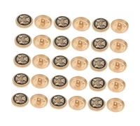Homoyoyo 30pcs Vintage Coat Buttons Retro Style DIY Sewing for Suits Jackets Uniforms Decorative Clothes Buttons