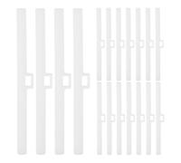 Homoyoyo 30pcs White Plastic Vertical Blind Single Hole Slap Holders for Window Blinds Accessories Lightweight and Easy to Use for Office and Study Vertical Replacement