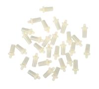 Homoyoyo 30pcs White Retractable Shutter Replacement Pin for Furniture Connectors Easy Install Plantation Shutter Repair Pin