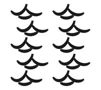 Homoyoyo 30pcs Women Volume Hair Base Inserts Black Arc Sponge Pads Hair Styling Tool DIY Bump Clip Puff Styling Accessory for Updo Hairstyles and Volume Boost