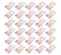 Homoyoyo 30PCS Writable Colored Index Tabs Thickened Self-Adhesive Sticky Page Markers for Books Notebooks File Folders, Tear-Resistant Book Page Tabs for Study and Office Use