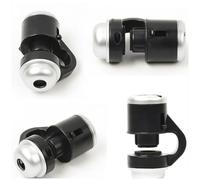 Homoyoyo 30x Zoom Microscope Magnifier Lens Detachable Clip with LED Light Clip-on Design Plastic Material for Cell Phone Camera for Checking Stamps and Jewelry