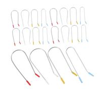 Homoyoyo 32 Pcs Hot Roller Clip Replacement U Shaped Hair Curler Pins for Electric Curlers Multipurpose Securing Clamps for Hot Rollers Fast Heatup Styling Clips for Various Hair Types