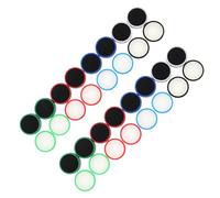 Homoyoyo 32pcs Silicone Joystick Caps for Anti-slip Thumbstick Covers with Glow-in-the-dark Feature Scratch-resistant Soft Silicone Gaming Controller Grips for Enhanced Comfort and Control