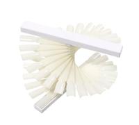 Homoyoyo 36-color Rotating Nail Art Polish Display Stand Spiral Fan-shaped False Nail Sticks for Salon and Professional Art Tips Presentation