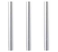 Homoyoyo 3Ml Nail Nutrition Pen Set 3Pcs with Rotating Brush, Empty Lip Gloss Applicators in Silver and Gold, Refillable Makeup Liquid Containers for Female Manicure and DIY Beauty Use