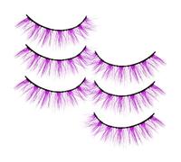 Homoyoyo 3pairs Multi Fake Eyelashes Art Eyelashes for Natural Look Eye Fan Makeup Accessories