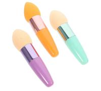 Homoyoyo 3pc Water Droplet Makeup Sponge Set Non-latex Foundation Blending Brushes for Women Random Color for Liquid and Cream Products Easy to Use for Application