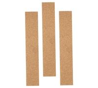 Homoyoyo 3pcs Adhesive Cork Bulletin Board Strips Frameless Memo Wall Stickers for Home Office Easy Installation Wall Friendly for Notes Photos