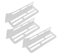 Homoyoyo 3pcs Adjustable Dividing Board Fridge Organiser Cheese Storage for Fridge Organisers Stackable Partition