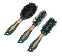 Homoyoyo 3pcs Airbag Massage Comb Set Curved Vented Paddle Detangling Brush for Curly Hair Hair Care Styling Tool with Ball-tipped Bristles Gentle Scalp Reduces Frizz and Removes Dirt
