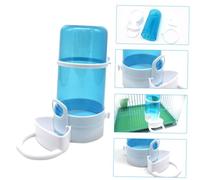 Homoyoyo 3PCS Automatic Pet Food Dispenser for Squirrel Hedgehog Bird, Sky Blue Plastic Hamster Feeder and Food Holder, Refillable Automatic Feeding Bowl for Small Animals