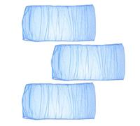 Homoyoyo 3pcs Blue Mesh Bird Cage Cover Netting for Parrot Budgie Canary Dustproof for Breeding Cage Washable Garden Bird Netting to Prevent Mess and Debris