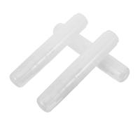 Homoyoyo 3pcs Clear Refillable Paint Marker Pens Set with Ergonomic Grip Flat Head Empty Tubes for Acrylic and Alcohol Paints for Wood Metal Glass Rock Graffiti and DIY Art Projects