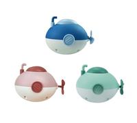 Homoyoyo 3pcs Clockwork Submarine Bath Set for Boys, Wind-up Water Plaything in Blue, Pink, and Green, Shower and Pool Bathing Accessories