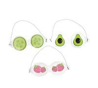 Homoyoyo 3pcs Cooling Gel Eye Masks Pvc Eye Cooling Pads for Kids Summer Relief Cold Therapy Random Style