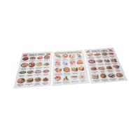 Homoyoyo 3pcs Diabetic Meal Plan Chart for Pre-diabetes and Diabetes Management Family-friendly Healthy Eating Guide with Low Glycemic Index Food List and Daily Grocery Planner for Balanced