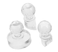 Homoyoyo 3pcs Eyeshadow Pressing Tool DIY Makeup Stamper for Compacting Powdered Products Efficient Eyeshadow Repairing Blusher and Highlighter Dispensing Tool