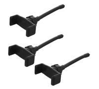 Homoyoyo 3pcs Flexible Gooseneck Phone Holders with Thread Rotatable Long Arm Mounts Adjustable Silicone Clips for Smartphones Viewing Angle for Desk Car Bed Use