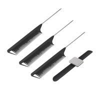 Homoyoyo 3pcs Hairstyling Combs Hairdressing Tool Silicone Abs Material Sturdy Haircutting Tool Helping You Get Items Quickly Holding Hair Clip Steadily Suitable for Professional Hair Care