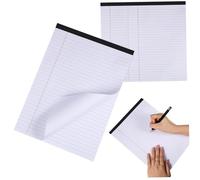 Homoyoyo 3pcs Legal Pads Wide Ruled Notebooks with Each for Office School and Business Note Taking Easy to Use for Professionals