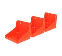 Homoyoyo 3Pcs Livestock Salt Block Holder Thickened Plastic Sheep Cattle Salt Lick Rack Feed Pan Tray Feeding Accessory for Horses Goats