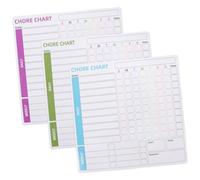 Homoyoyo 3pcs Magnetic Chore Chart Multi Functional Reward Calendar for Teens Dry Erase Planner Stickers for Refrigerator Encourages Positive Behavior