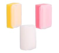 Homoyoyo 3PCS Massage Sponge Brush Early Educational Tactile Response Bath Brush Soft Medical Sponge for Face Cleaning and Sensory Relaxation