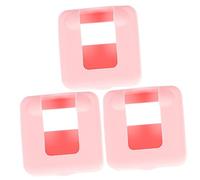 Homoyoyo 3pcs Microphone Protector Cover Shockproof -fall Case Compatible with Rode Go Ii Flexible Silicone Stylish Colors for Safe Storage and Easy Handling