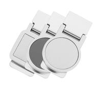 Homoyoyo 3pcs Money Storage Clip Lightweight Money Clip Creative Stainless Steel Tidy up Items Not Easy to Fade Families Office Strong Clipping Force Compact Design