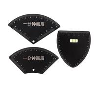 Homoyoyo 3pcs Multifunctional Eyebrow Ruler Brow Shaping Tool Eyebrow Stencils for Beginners Reusable Plastic Measuring Ruler for DIY Makeup Brow Mapping