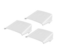 Homoyoyo 3pcs Outdoor Security Camera Cover Shield Plastic Dome Bullet Camera Protector Rain Sun Shade for Outdoor Cctv Weatherproof Use