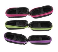Homoyoyo 3Pcs Oxford Cloth Essential Oil Holder Bags Roller Ball Bottle Storage Case for Travel with Assorted Green Purple Pink Colors