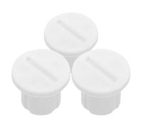 Homoyoyo 3pcs Plastic Ladder Toilet Screws Toilet Seat Replacement Easy Installation White Accessories for Potty Step Stool in Homes and Other Settings
