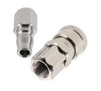 Homoyoyo 3pcs Pneumatic Connector Kit Quick Connect Air Hose Fittings for Air Compressor Compact Design with Fast Release Mechanism for Efficient Installation Tight Spaces