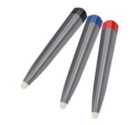Homoyoyo 3Pcs Portable Capacitive Stylus Pen for Touch Screens Smooth Sensitive Screen Writing Pens for Electronic Whiteboards Interactive Tablet Use Plastic Design in Black Red Blue