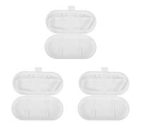 Homoyoyo 3pcs Portable Water Flosser Case Compact Oral Irrigator Storage Container Lightweight Travel Organizer Compatible with Philips Go Dental Care