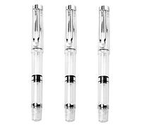Homoyoyo 3Pcs Refillable Ink Brush Pens Fountain Style Calligraphy Pens for Watercolor Painting Drawing Writing Home School Use