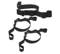 Homoyoyo 3pcs Replacement High Chair Straps Harness, Adjustable Length Polyester Belt with Double Locking Mechanism, Suitable for Stroller and High Chairs at Home the Go