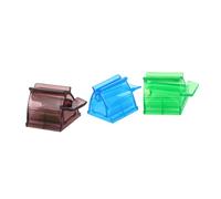 Homoyoyo 3Pcs Rolling Toothpaste Squeezer Manual Tube Squeezing Tool for Toothpaste Hand Facial Cleanser Suitable for Adults and Compact Space Saving Design