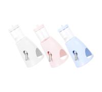 Homoyoyo 3pcs Small Pet Water Dispenser with Rolling Bead Valve Portable Lightweight Hamster Water Bottle for Rabbits Squirrels Chinchillas and Groundhogs Easy to Clean and Travel Friendly