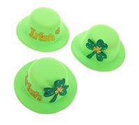Homoyoyo 3PCS St Patricks Day Hair Clips Fluorescent Green Irish Party Accessories for Women and Unique Shamrock Design Festive Barrettes for Irish Festivals and Dance Events
